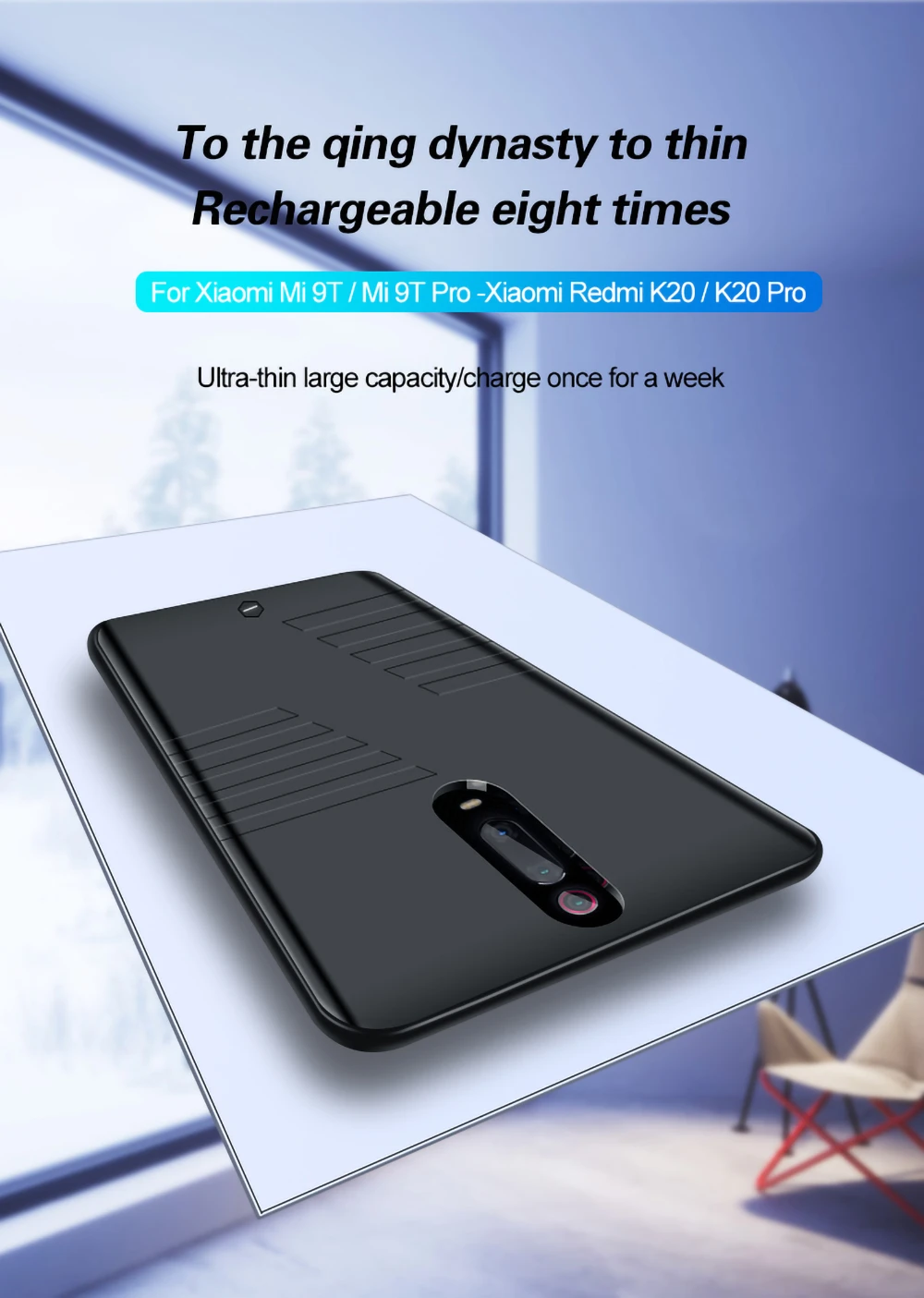 6800 мАч аккумулятор чехол для Xiaomi Redmi K20 Pro power Case Внешний аккумулятор power bank для Redmi K20 Чехлы для зарядки