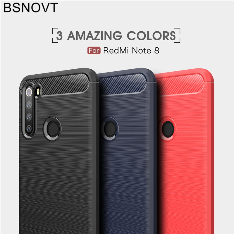 

For Xiaomi Redmi Note 8 Case Soft Silicone Dirt-resistant Bumper Case For Xiaomi Redmi Note 8 Case For Redmi Note 8 6.3" BSNOVT