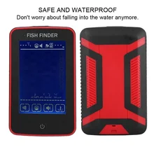 1 комплект Портативный рыболовный гидролокатор приманка эхолот сенсорный экран беспроводной прибор для обнаружения эхолокатор сигнализация для рыбной ловли