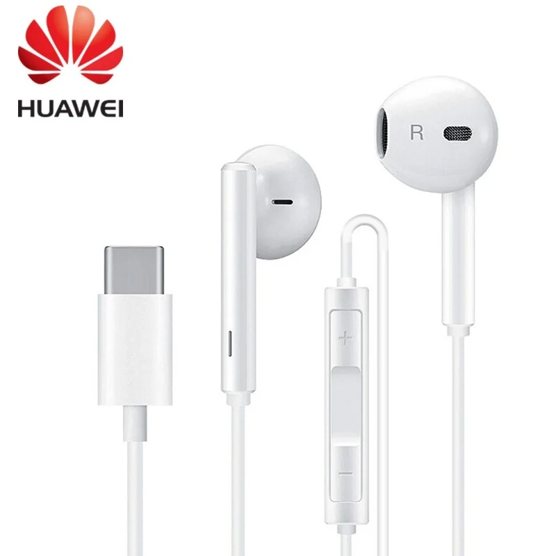 Оригинальные наушники HUAWEI CM33 Eerbuds USB TYPE C с микрофоном и регулятором громкости для mate 10 mate 10 Pro P20 P20 P30 Pro