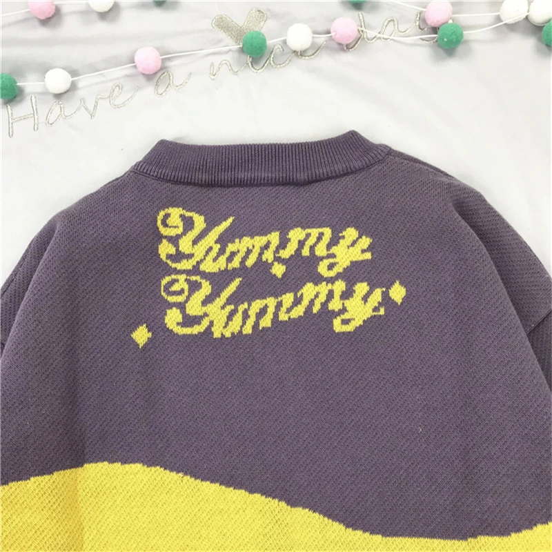 MERRY PRETTY Женский вязаный свитер с вышивкой панды из мультфильма Зимний толстый теплый милый жаккардовый свитер в стиле Харадзюку пуловеры