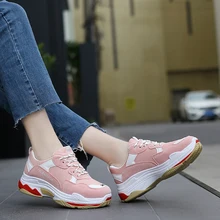 Женская обувь; белые кроссовки на платформе; женская обувь; повседневные теннисные туфли; feminino Zapatos de Mujer Zapatillas; женские кроссовки; Basket