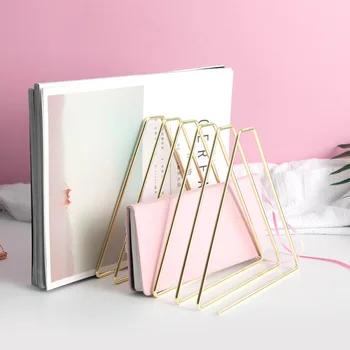 

Nordic creative ins wind metal telescopic bookshelf simple bookshelf desktop student bookshelf storage supplies