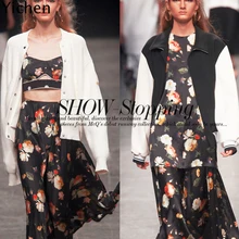 Ткань натуральный шелк, сатин, черная матрица, будет цветком, ширина 1,08 метра, 90% шелк, 10% спандекс, 19momme