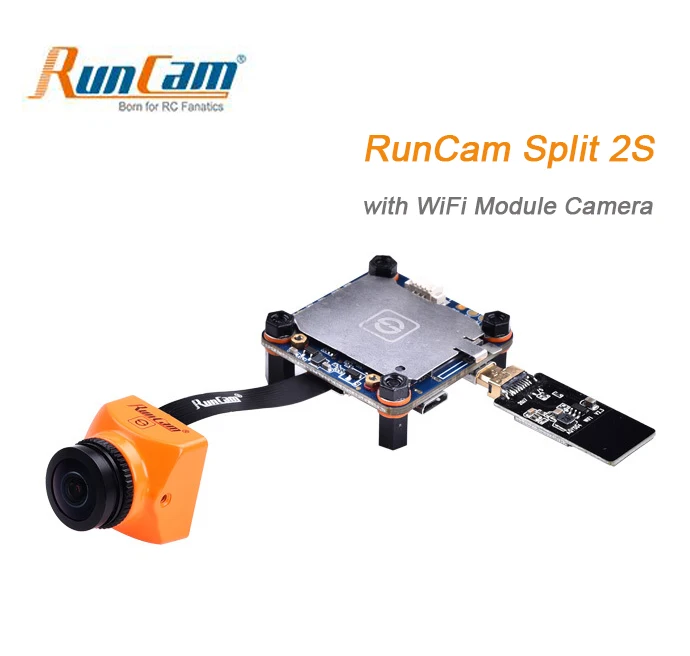 

RunCam Split 2S WiFi Camera / Split Mini 2 FPV Megapixels 1080P/60fps HD recording plus WDR NTSC/PAL for FPV RC Quadcopter