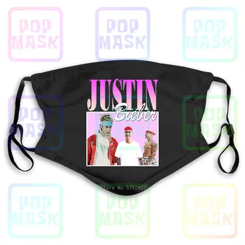 

Dust Mask with Filter Inspired By Justin Bieber Tour Merch Limited Edition Hip Hop Rap Washable Reusable Mask