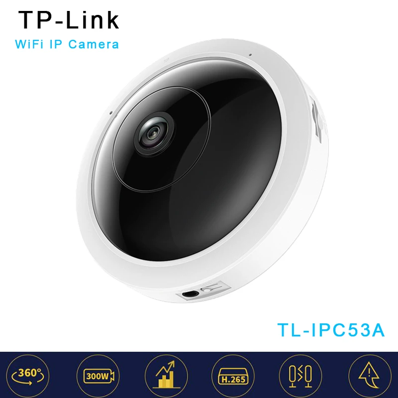 TP Link сетевая WiFi ip камера 1 мм 300 Вт CMOS H.265 360 Full View беспроводная ICR внутренняя