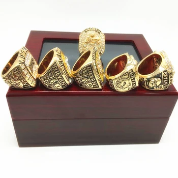 

AAA Quality Fashion Basketball Rings Star Champion RingBasketball Fans Collection Six Memorial Set Jewelry