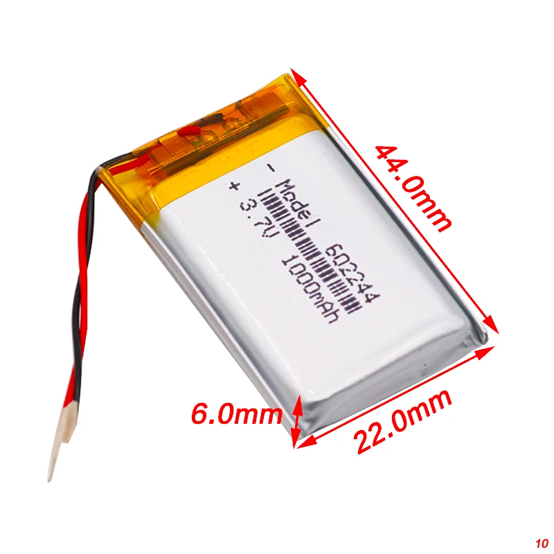 Полимерная батарея 1000 mah 3 7 V 602244 умный дом MP3 колонки литий ионная для dvd gps mp3 mp4 mp5
