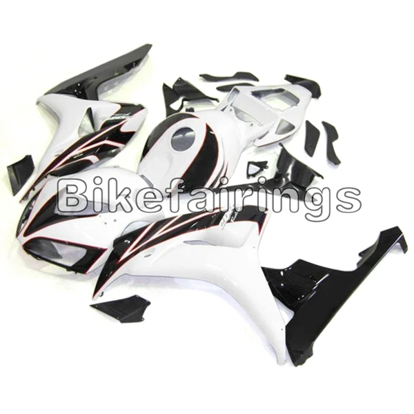 Для Honda CBR1000RR 2006 2007 06 07 крышки обтекателей мотоциклов CBR1000 RR 06 07 Sportbike Cowling-белый и черный Понижающие