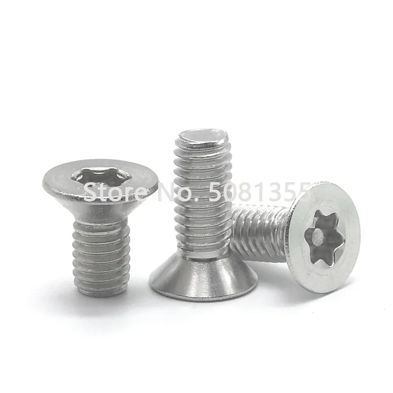 Винты с потайной плоской головкой M3 M4 M5 M6 Torx 10 / 20 шт.|Винты| |