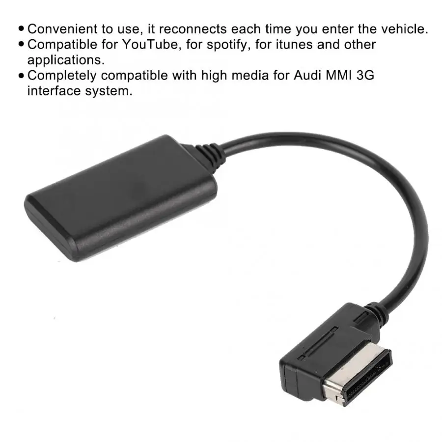 Автомобильный адаптер музыкального интерфейса Bluetooth 5 0 AUX аудиокабель Подходит