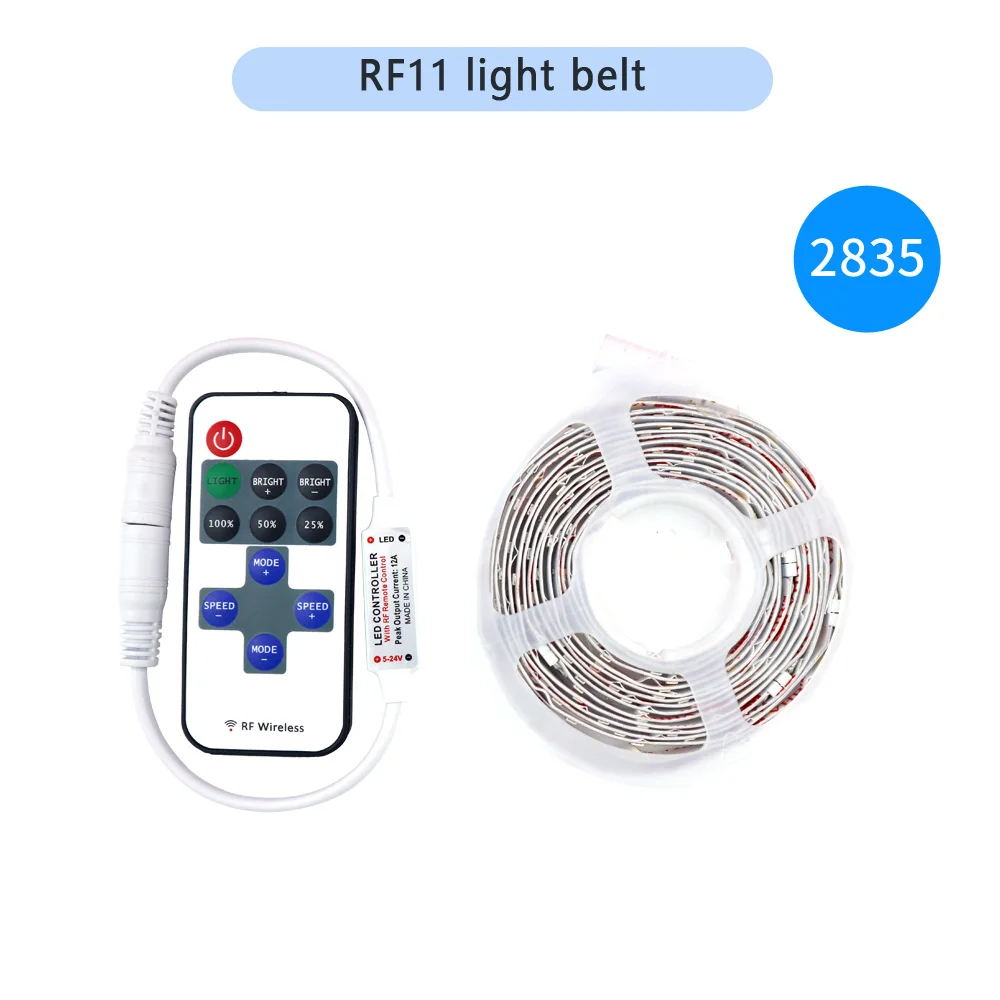 

12V 2835 30leds/meter with RF LED controller Dimmable LED Strip lamp 1M 2M 5M Kitchen Cabinet lighting With RF LED Dimmer