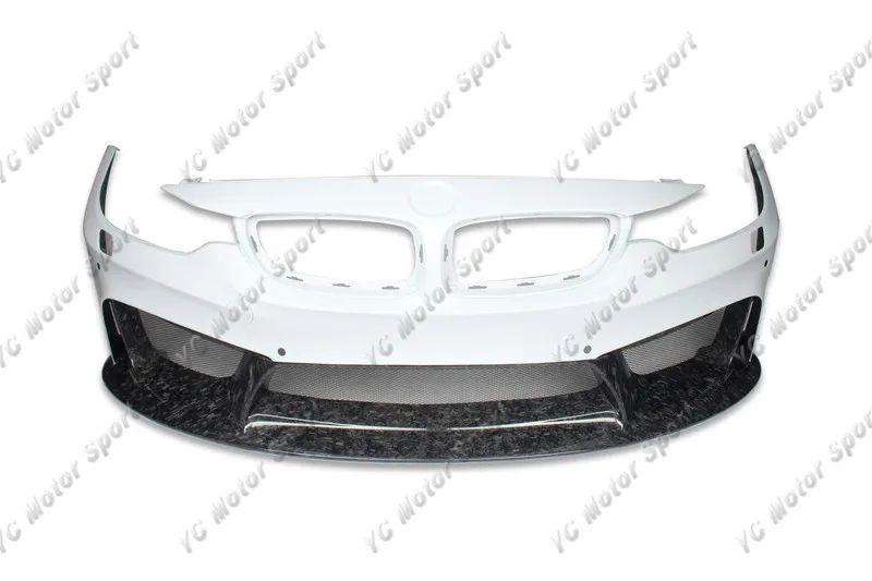 

Car Accessories FRP Fiber Glass 3D D Style Front Bumper with Forged Composite Lip Fit For 2014-2017 F80 M3 F82 F83 M4