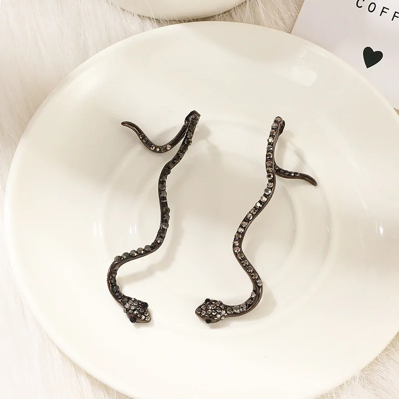 Серьги женские металлические с кристаллами и цирконами|Серьги-гвоздики| |