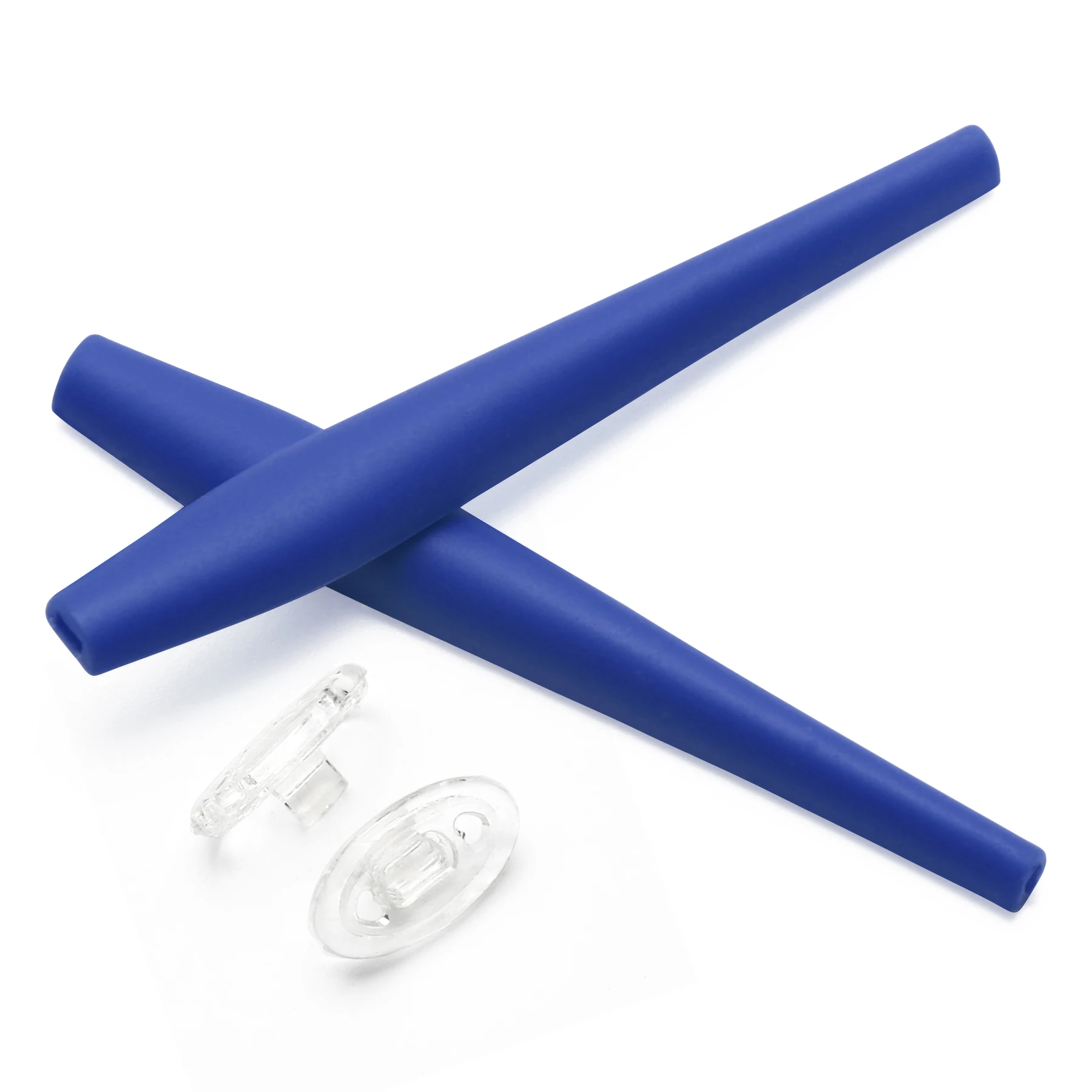 Navy Blue Kit PapaViva резиновые Сменные носки с ушками и носоупоры для аутентичных Crosshair 2,0 OO4044 Рамка солнцезащитных очков - Цвет: Navy Blue Kit