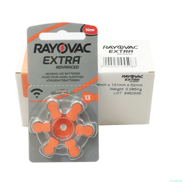 120 Batterie Per Apparecchi Acustici Rayovac 13 Extra - Foto 14