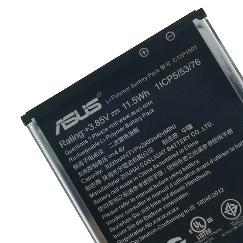 C11P1501 2900 мАч аккумулятор для ASUS ZenFone 2 Laser ZE550KL Z00LD ZE601KL Z011D аккумулятор ZenFone Selfie ZD551KL Z00UD