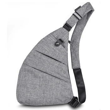 

Men's chest bag Korean version of the tide business nylon shoulder bag sports small Shoulder Bag chest bag men's bag