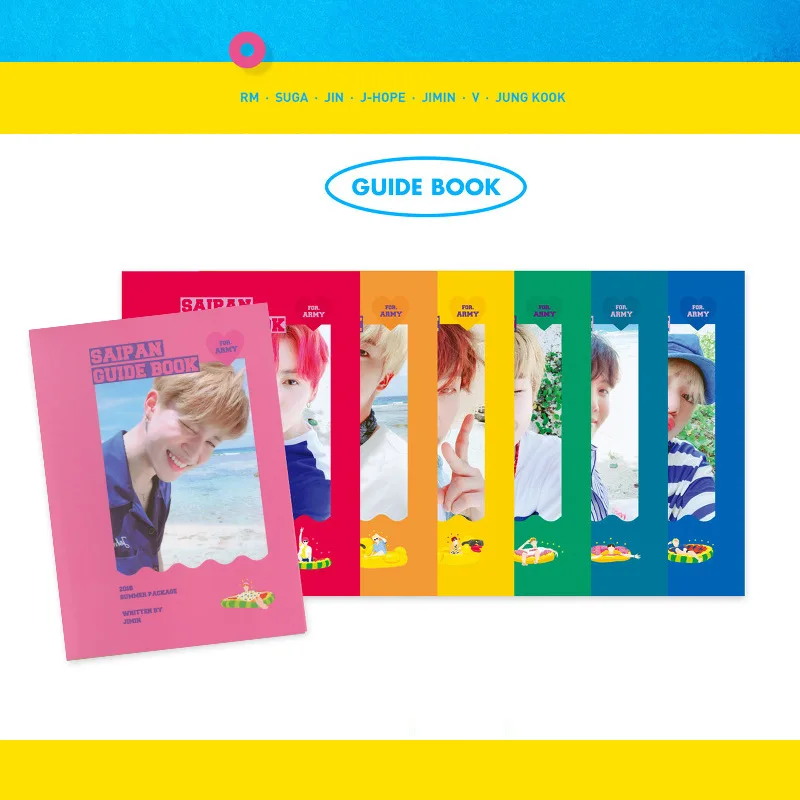 Горячая Распродажа KPOP Bangtan Boys Card 2018 летняя фотооткрытка Saipan коллекция