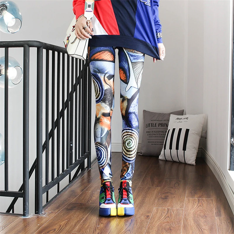 YSDNCHI Leggins Sport Women Fitness Leggings Sportswear Print Woman Gym Legging High Waist Yuga Pants Women's Sports Wear