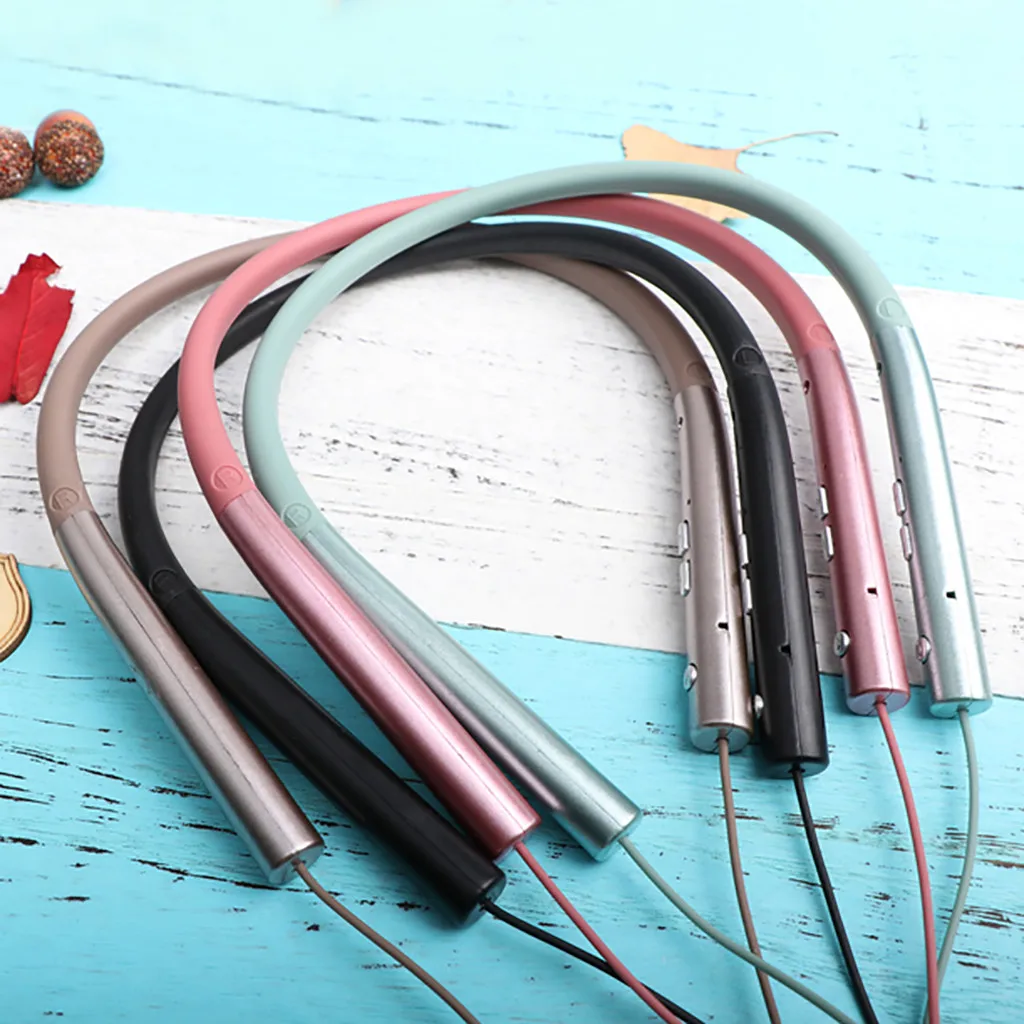 50# Bluetooth наушники беспроводные наушники с шейным швом шумоподавление стерео наушники с микрофоном спортивные наушники игровая гарнитура