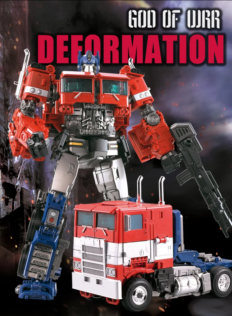 MW SS38 KO трансформационная игрушка OP Commander IDW экшн-фильм фигурки модель ABS 32 см негабаритная деформация автомобиль робот