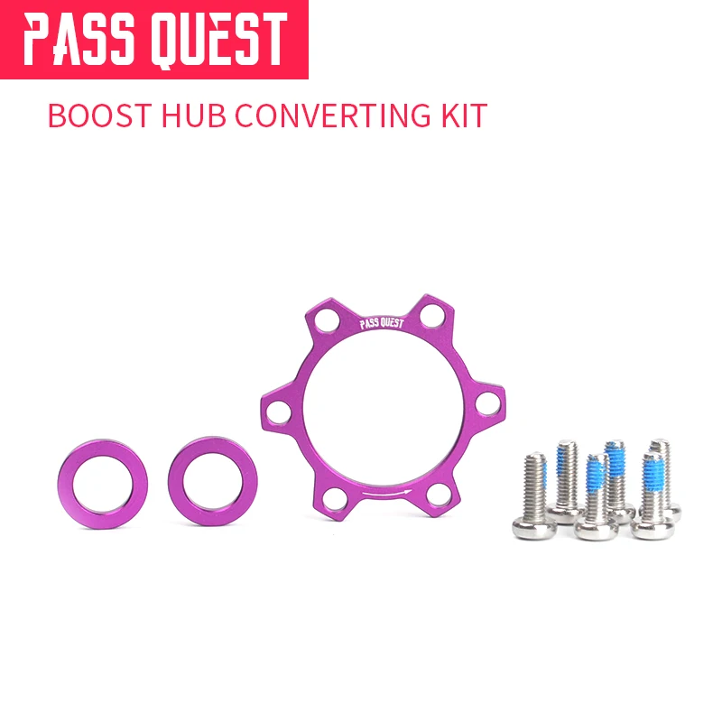 Пройти QUEST Hub ускоритель адаптор аксессуары для велосипедов аксессуары Запчасти для велосипеда 100 до 110 142 до 148 мм
