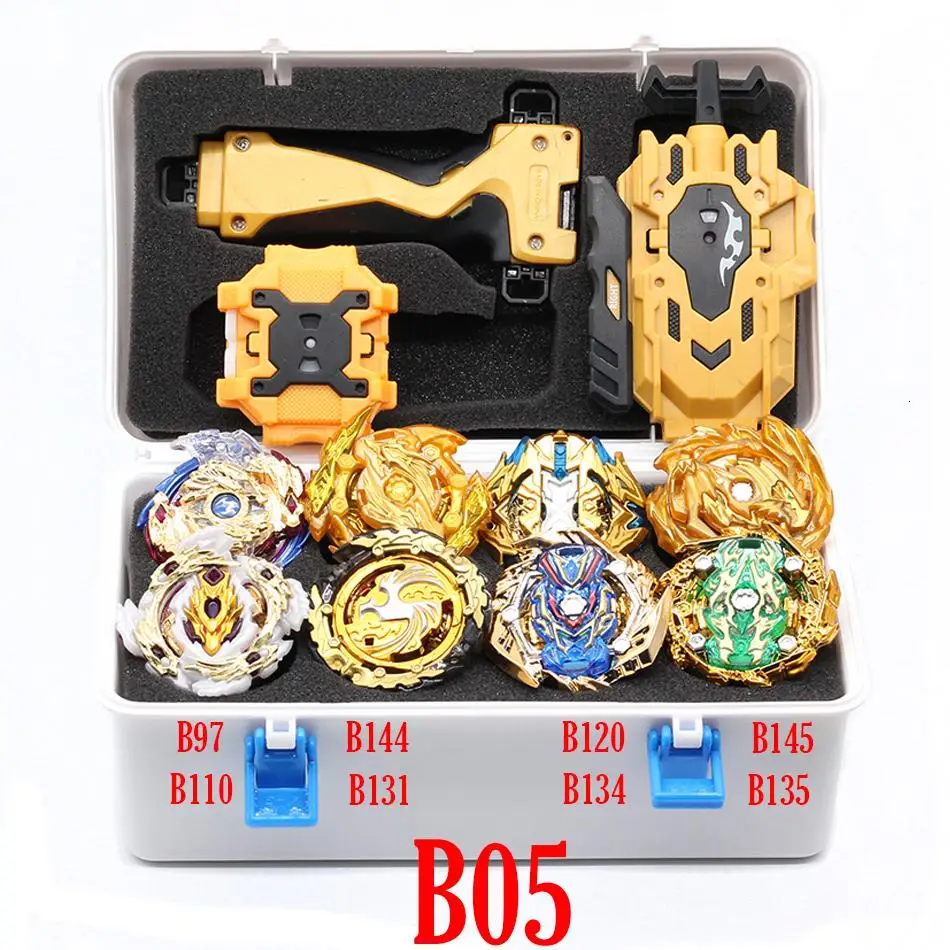 Takara Tomy Gold Beyblade Burst Arean Launcher Bayblades Bables набор коробка Bey Blade игрушки для подарка на Рождество и год Blayblade