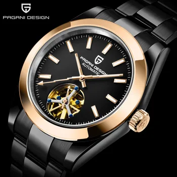 

PAGANI Design Waterproof Sapphire Glass Watch Men Top Brand Men's Mechanical Watch Tourbillon Stainless Steel Automatic Watch