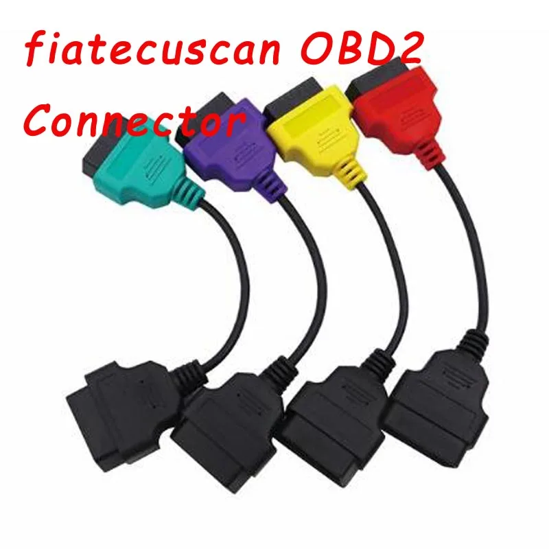 4PCS/lot High Quality for fiatecuscan OBD2 Connector Diagnostic Cable For Fiat ECU Scan MultiECUScan Lancia | Автомобили и