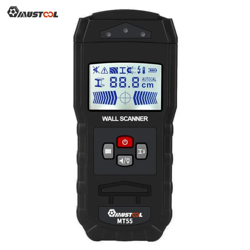 MUSTOOL MT55 Digital Wall Scanner Detector Detecting Wire Live Cable