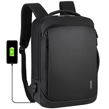 

15.6 Inch Laptop Backpack Mens Male Backpacks Business Notebook Mochila Waterproof Back Pack USB Charging Bags Travel Bagpack