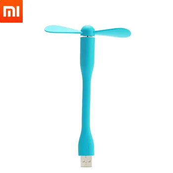 

xiaomi Original mijia Fan Flexible USB Portable Mini Fan For Pover Bank Laptop Computer XiaoMi LED USB Light with Switch