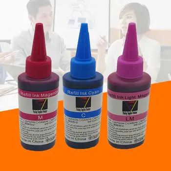 

6Pcs 100ML Universal Refill Ink Kit for Epson Canon HP Brother Lexmark DELL Kodak Inkjet CISS Ink New Arrival