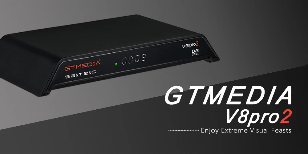 GTmedia V8 Pro2 декодер DVB-S2/T2 кабель ISDBT встроенный WiFi H.265 поддержка интерактивное телевидение CCcam ключ powervu, biss спутниковый телевизор