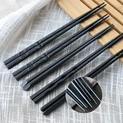 1 пара китайская палочка для еды обучаемый подарок суши Чоп Набор Палочек нескользящий сплав кухонные инструменты японские палочки для еды