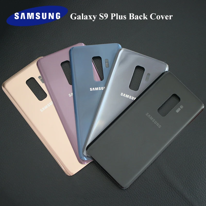 

Original SAMSUNG Galaxy S9 Plus G9650 G965F Back Glass Battery Cover Rear Door Housing Case Replacement For SAMSUNG S9+ 6.2 inch