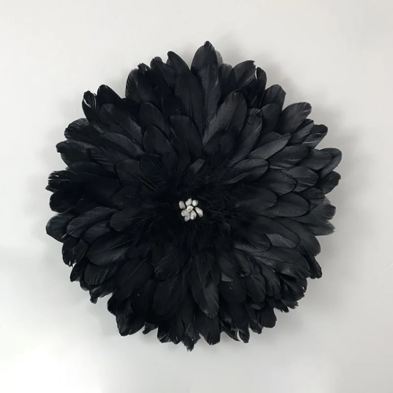 30cm Настенный Декор для дома, аксессуары, гобелен с перьями, изголовье мандалы, бохо, домашний деревенский Декор для дома - Цвет: 30cm