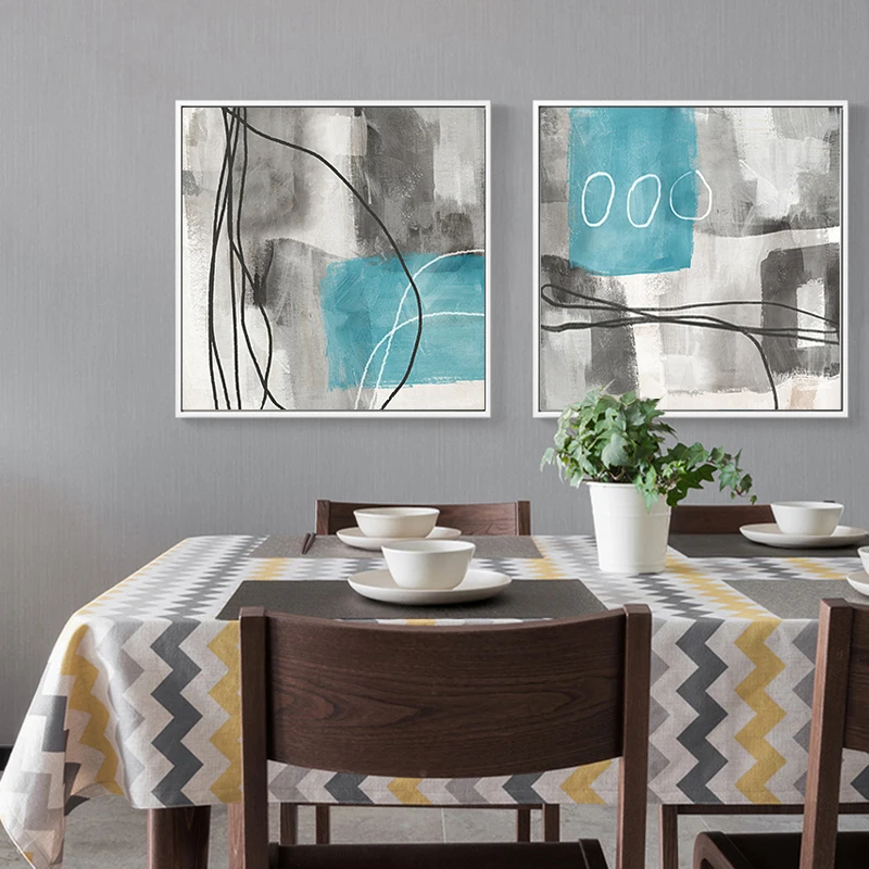 

Nordic Style Canvas Painting Abstract Line Posters and Prints Modern Wall Pictures for Living Room Cuadros Home Decor No Frame