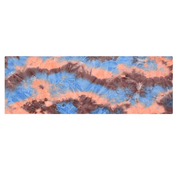 

183x63cm Soft Pilates Blanket Fitness Workout Cover Yoga Mat Towel Sweat Absorbent Anti Skid Travel Tie Dye Microfiber Non Slip