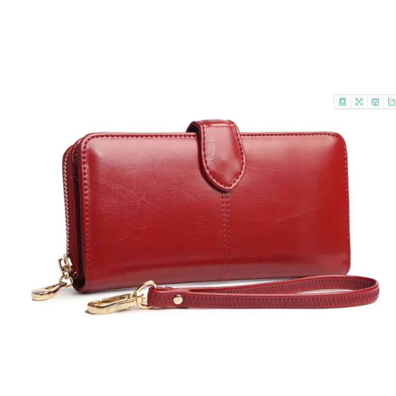 New women's wallet long zipper wallet large capacity women's wallet credit card storage