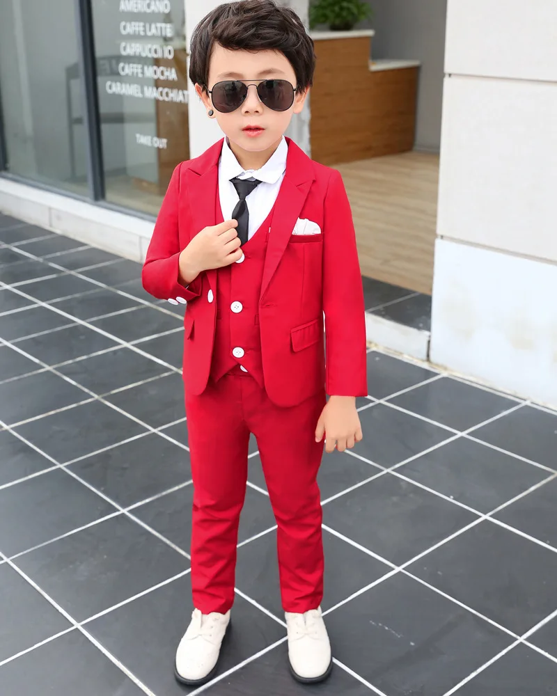Boys red suit Clearance