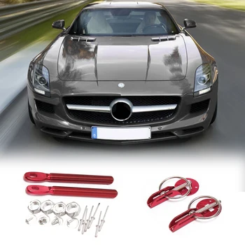 

New Racing Blue Hood Bonnet Pin Kit Aluminium For All Cars Lock Locking Sport New For Seat 2001-2006 EP-SP7220A-Blue