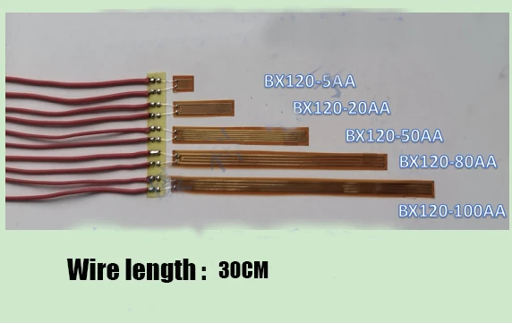 Датчик давления бетона BX120 0 5aa 20AA измеритель без припоя фольгированный с проводом