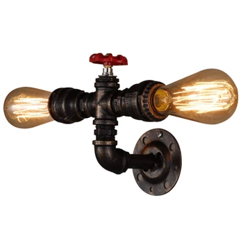 

Vintage Wall Lamp Industrial Lamp Retro Applique for Champagne House Coffee Loft Kitchen Living Room and Hotel Room (Bulbs Not I