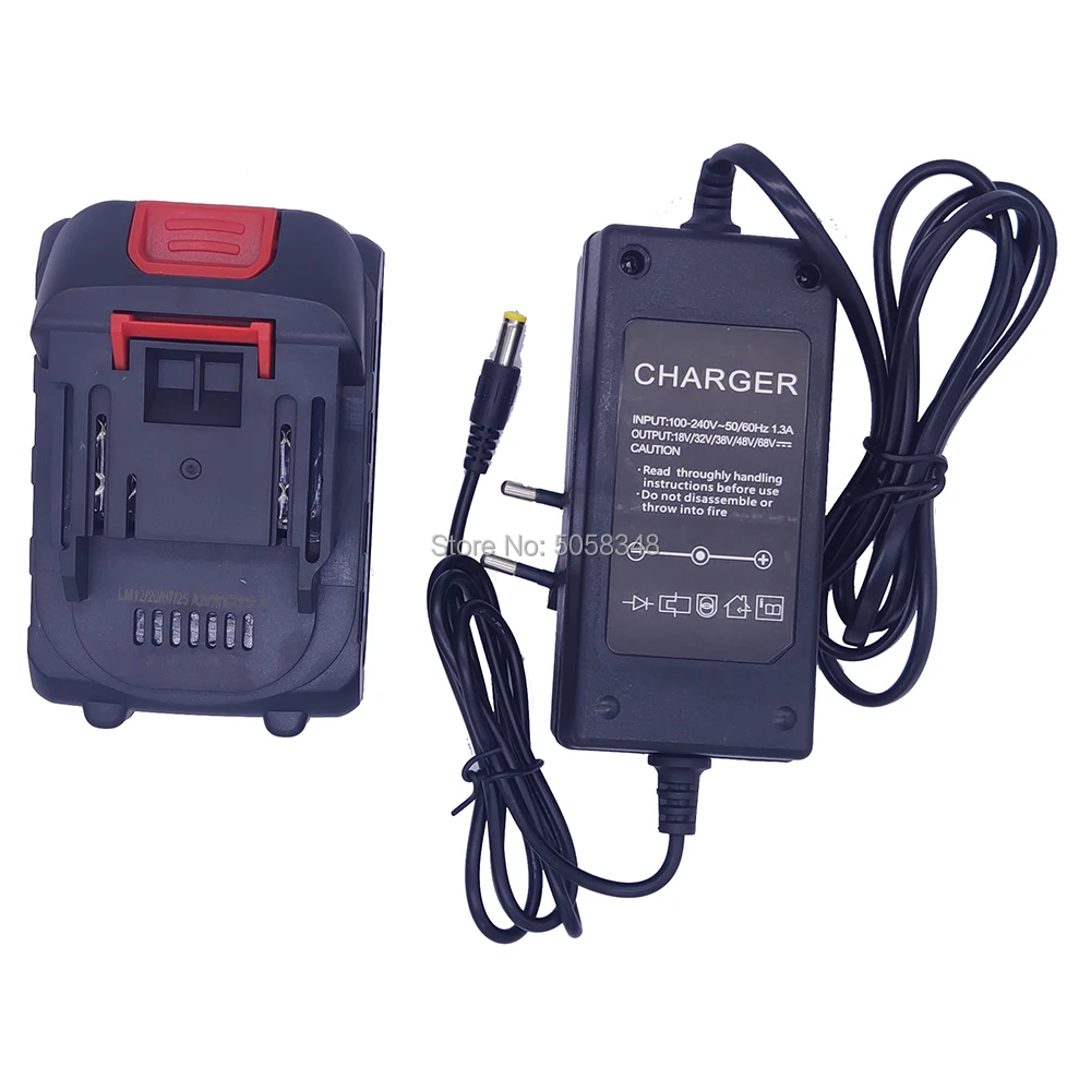 

compatiable 18V 2000 mAh battery pack with a charger for rechargeable cordless tool