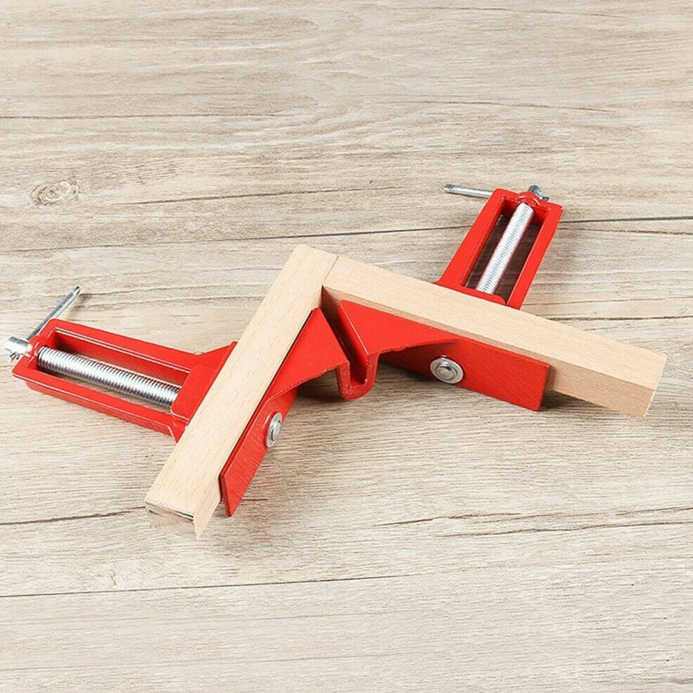 90 Degree Right Angle Clamp DIY Corner Clamps Quick Fixed Glass Wood Picture Frame Woodwork Right Angle