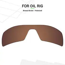 Mryok поляризованные Сменные линзы для солнцезащитных очков Оукли Oil Rig Бронзовый, коричневый