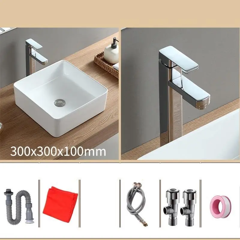 Version X Para черный сосуд чаша туалетный столик Lavabo Salle De Bain Umywalka Lavandino Bagno Ванная Комната Раковина Пиа бассейна Куба Banheiro умывальник - Цвет: Version X